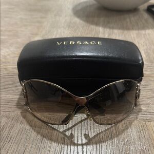 Versace Gold Women's Sunglasses